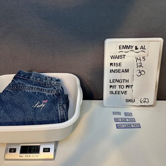 Vtg Kenny Rogers Bareback Jeans Size 29 Denim High Rise Western Lady Embroidered - Picture 14 of 14